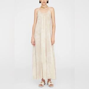 ANINE BING 2026 FLORA MAXI DRESS IN LEOPARD PRINT Size S MSRP $400